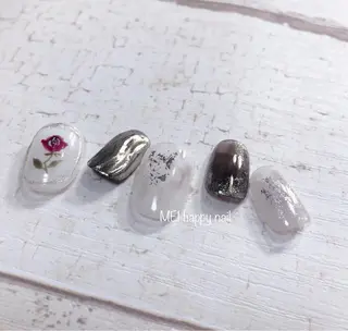 ネイル 北浦和 自爪育成ケアのネイルデザイン