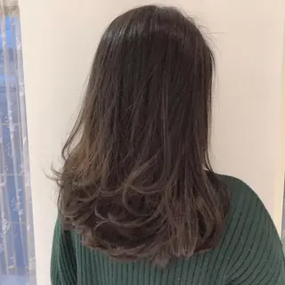 セミロング カラー 店長/mao/ 前髪/顔周りカットのヘアスタイル