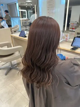 ロング カラー お悩み改善 黄金比みくのヘアスタイル