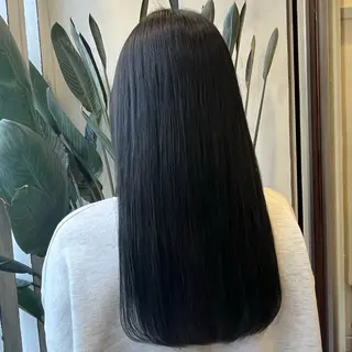 ロング カラー 透明感/低ダメージ インナー🩵角田紗雪のヘアスタイル