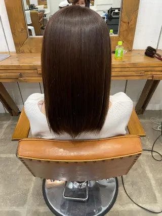 ロング カラー 松田 恋のヘアスタイル