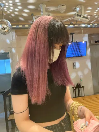 ロング カラー 艶ハイトーン👑♡ NATSUKIのヘアスタイル