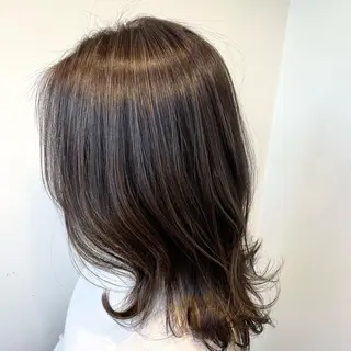 セミロング 【azure横浜】 🧸misaki🌸のヘアスタイル