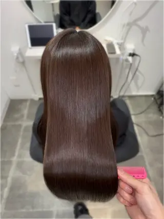 ロング カラー YUZU🎀顔まわり ×レイヤーカットのヘアスタイル