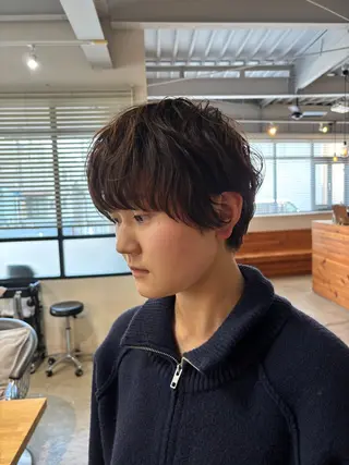 ショート パーマ hair    salon local所属・明石 真実のヘアスタイル