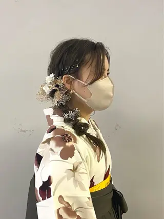 ロング ヘアアレンジ Bish Yanaのヘアスタイル