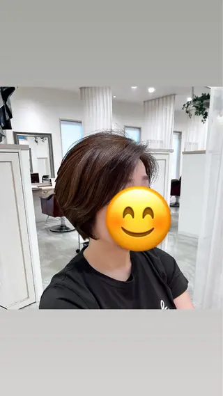 ショート アドラーブル はなみずき 小林のヘアスタイル