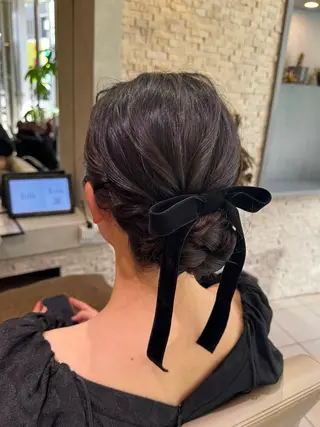 ロング ヘアアレンジ 本多 美羽のヘアスタイル