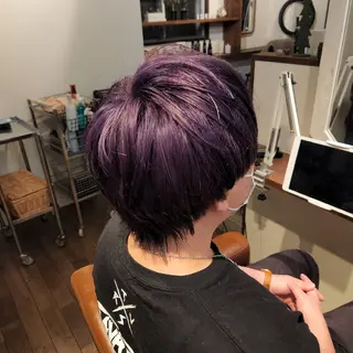 ショート メンズ カラー Hazumi Ayanoのヘアスタイル