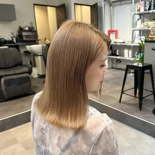 ミディアム カラー ﾚｲﾔｰ/ﾊｲﾄｰﾝ WAKANAのヘアスタイル