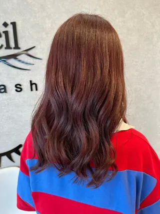 ミディアム カラー Baleine所属・Baleine ♡⃛野口麻衣♡⃛のヘアスタイル