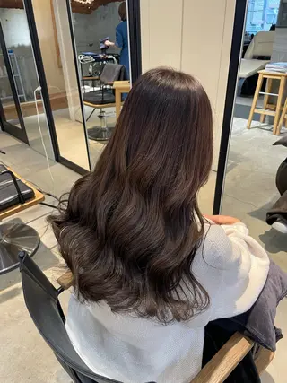 ロング カラー 後藤 香乃のヘアスタイル