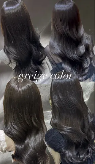 ロング カラー レイヤーカット❤︎ 韓国ヘア❤︎YUKAのヘアスタイル