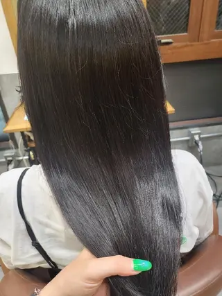 ロング E N T E R所属・🌕髪質改善/透明感 @ENTER大名のヘアスタイル