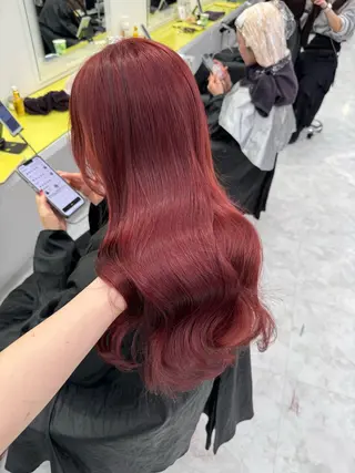 ロング 色気ある大人カラー /ブリーチなしのヘアスタイル