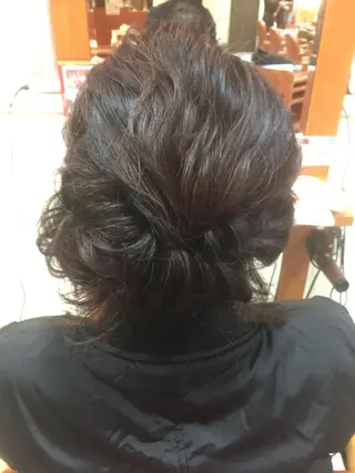 ロング カラー パーマ ヘアアレンジ 可愛いを作る神 ナオヒロのヘアスタイル