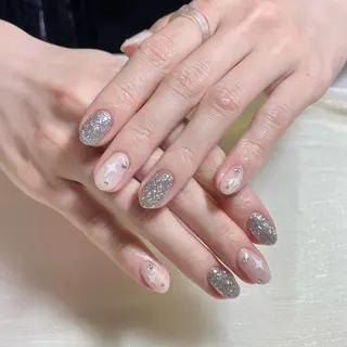 ネイル By moonネイル 🌷ワンホン/韓国風のネイルデザイン