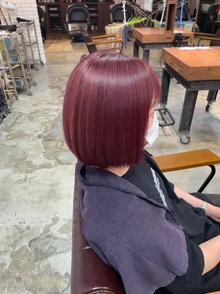 ミディアム amber池袋所属・美髪矯正・ブリーチ 矯正🫧秋元ゆたかのヘアスタイル