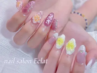 ネイル ネイルサロンエクラ 🫧Shizukaのネイルデザイン