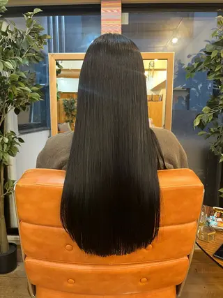 ロング ⚪️髪質改善 縮毛 店長 コウ⚪️のヘアスタイル