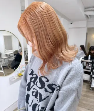 カラー 🌷柔らかクリーミー 🤍kirari🌷のヘアスタイル