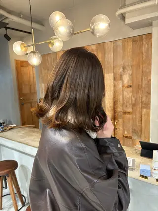 ミディアム カラー ♡yuiha♡ パーソナルカラー募集のヘアスタイル