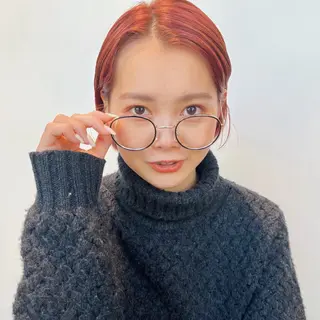 ショート SYUK高円寺所属・ベージュ/暖色カラー /ボブ/ミカのヘアスタイル