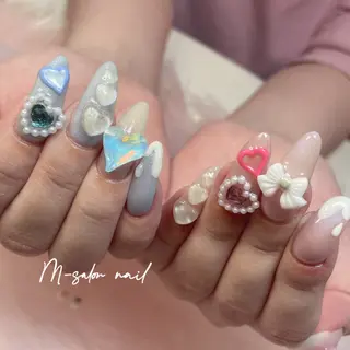ネイル 韓国/網紅/パーツ M-salonのネイルデザイン