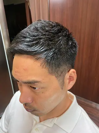 ショート メンズ HIRO GINZA barber shop神楽坂店所属・波岡 萩斗のヘアスタイル