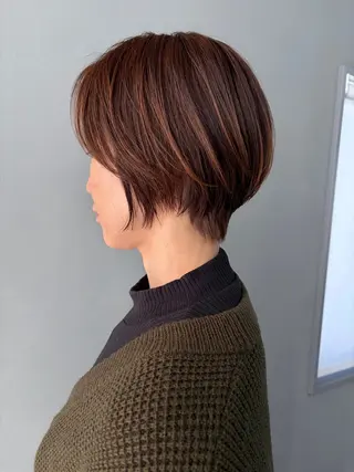 ショート カラー Alen所属・S. Hitomiのヘアスタイル