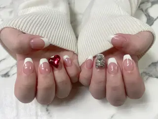 ロング カラー ネイル Q Free nailsのネイルデザイン