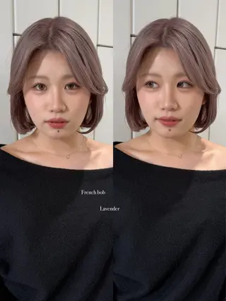 ショート おしゃれボブ/暖色 カラー🧶いろはのヘアスタイル