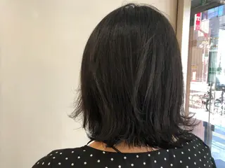 ミディアム GLROW haruhiのヘアスタイル