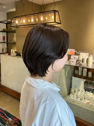 ショート カラー 𝒚𝒖-𝒓𝒊 ⸝⋆艶color🌙のヘアスタイル