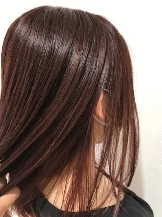 ミディアム カラー ✂︎newi池袋✂︎ 長谷川寛のヘアスタイル