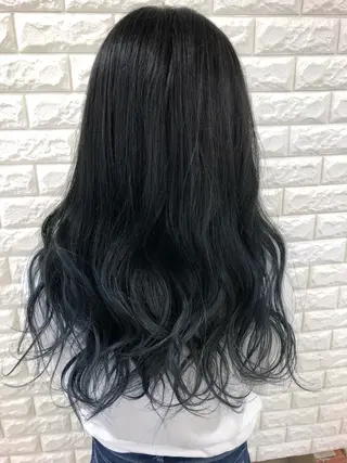 ロング カラー 似合わせ.ﾍｱｾｯﾄ 得意🌹井上美沙のヘアスタイル