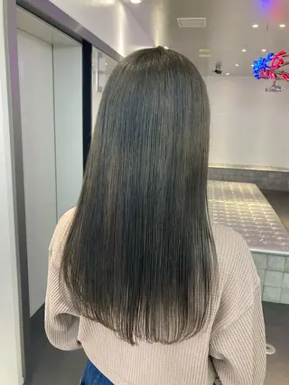 ロング MiRI💜地毛級 エクステ✖似合わせ技のヘアスタイル