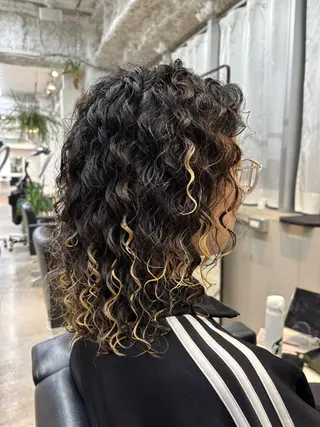 セミロング パーマ ANY/須田 麻人/ハードパーマのヘアスタイル