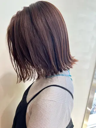 ミディアム カラー IKU ミニボブ名古屋のヘアスタイル