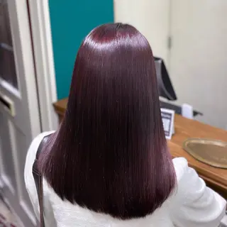 セミロング 🎀ときの/髪質改善 透けｯ暖色カラー🪞のヘアスタイル