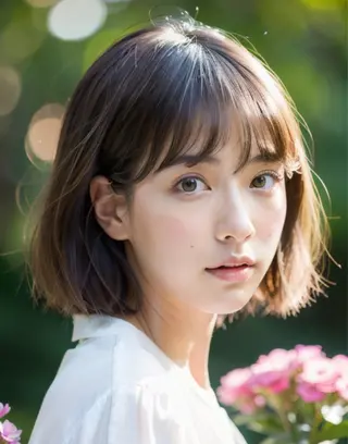 ショート ミルクティーベージュ 山本勝志のヘアスタイル