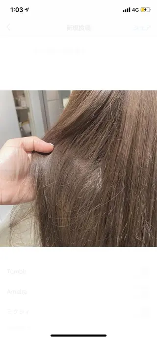 ロング dipty MOILA所属・辻 貴音のヘアスタイル