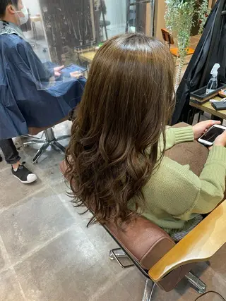 ロング カラー newiGRANDE 🌈萩原聖也のヘアスタイル