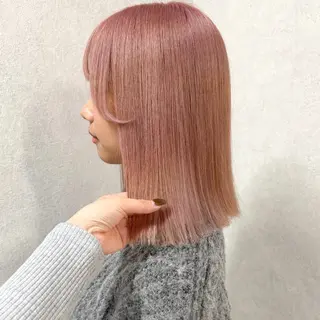 ミディアム カラー 🎀ミルクティー/暖 色×レイヤー/マリアのヘアスタイル