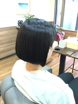 ミディアム カラー Annon プライベートサロンのヘアスタイル