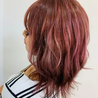 ショート カラー 🫧ウルフカット/ 畑中結衣🫧のヘアスタイル