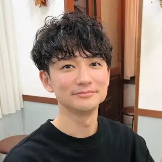 ショート パーマ メンズ stylist田口 祐歩のヘアスタイル
