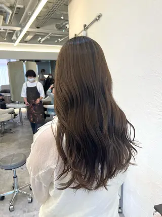 ロング カラー 髪質改善/縮毛矯正 鈴木裕介のヘアスタイル