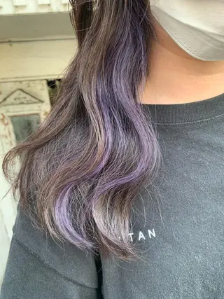 セミロング カラー 似合わせカラー🫶 小川千波のヘアスタイル