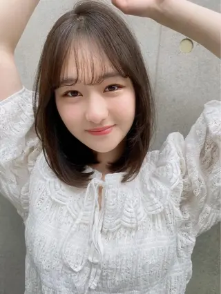 ミディアム カラー 🪭risa 暖色/レイヤー🪭のヘアスタイル